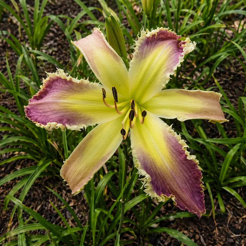 Lavender Lightning daylily bloom