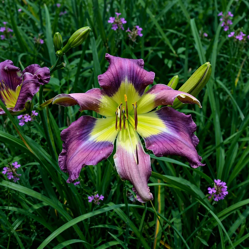 Whispering Whirling Enchantment daylily bloom