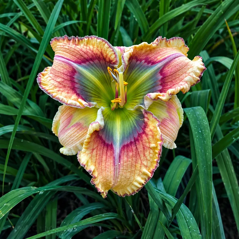 Aquamarine Jewel daylily bloom