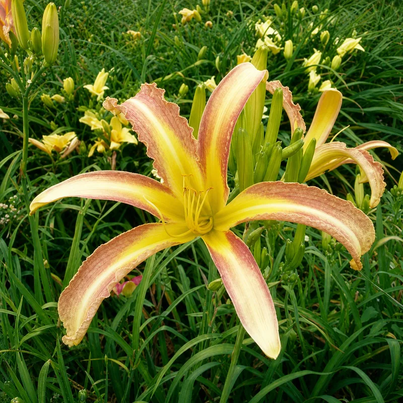 Star Spangled daylily bloom